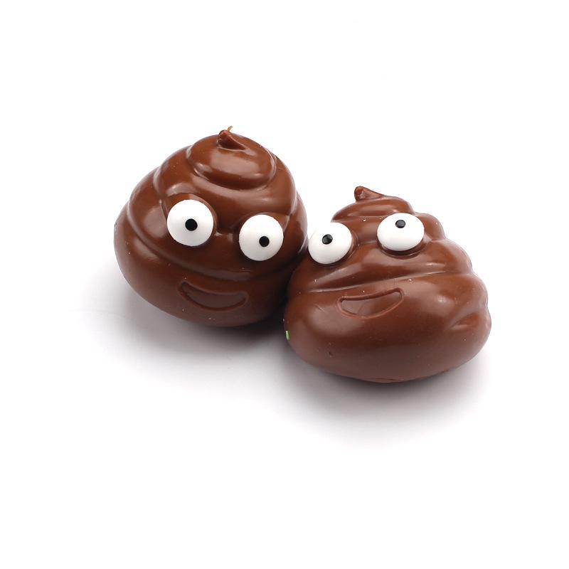 Baba Nie Nie Le Stress Relief Poop Sticky Ball - Creative Prank Toy Fluid Poop PE Bag Packaging