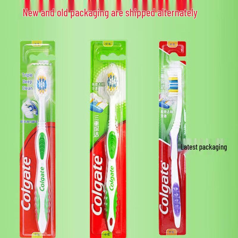 Colgate Triple Deep Clean Toothbrush, 4-Count Value Pack