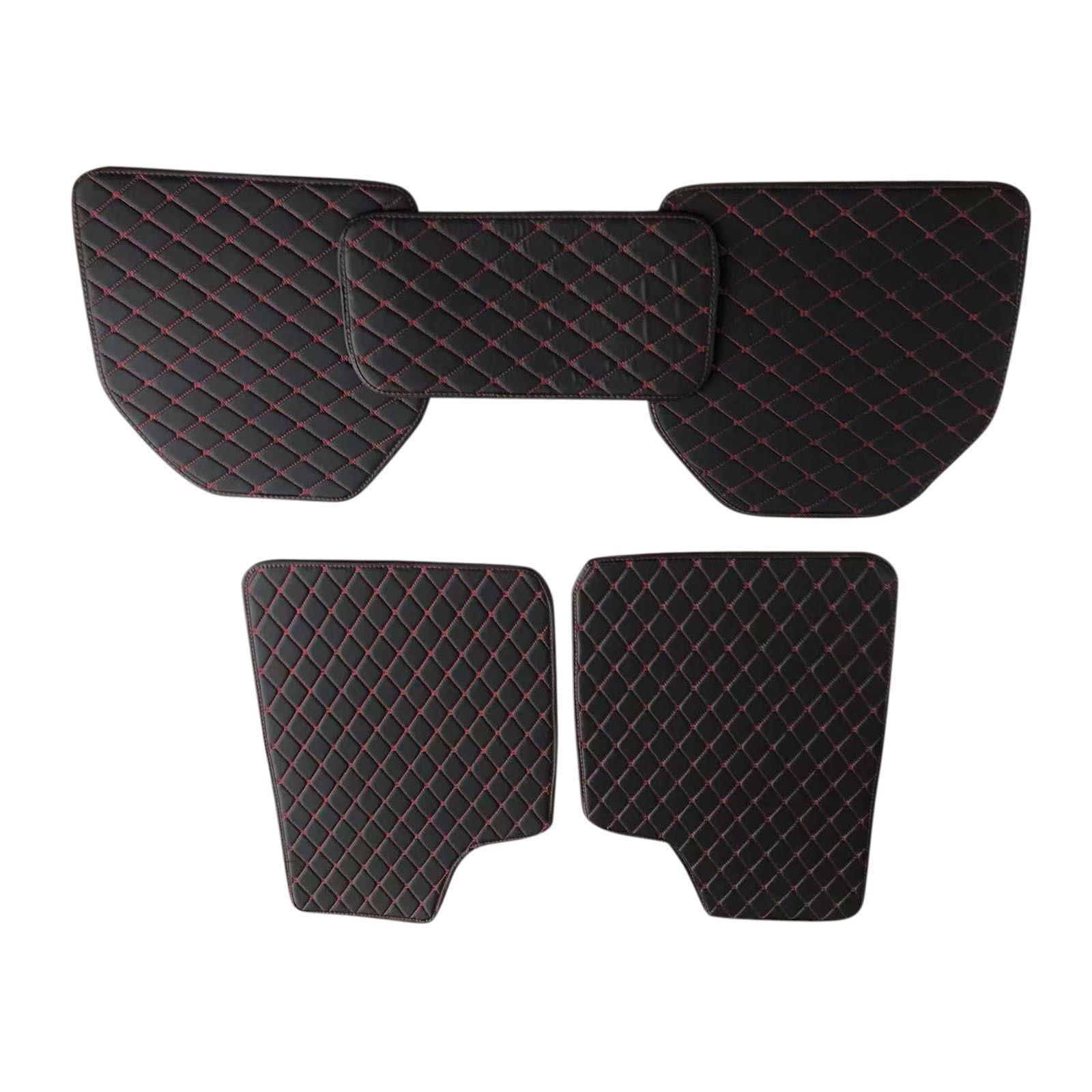 

Набор автомобильных водонепроницаемых универсальных кожаных ковриков для ног, ковров, автомобильных ковриков One Size