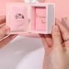 Flip Lid Engagement Ring Box Storage Box Jewelry Display Case Durable Book Shape Ring Box  Gift Box