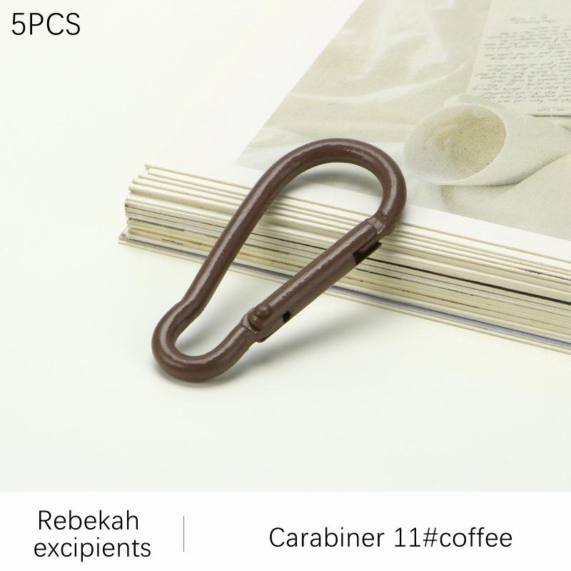 5 szt. Karabińczyk wspinaczkowy Pierścień sprężynowy Stop Otwierany Brelok Paski Części Zawieszka Klamra Zatrzaskowa Klips Hak spustowy