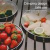 Reusable Picnic Dinner Plate 14/17/20/23/26cm Food Serving Tray Easy To Clean Dessert Plate  Hiking