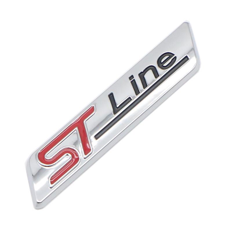 Ford Focus ST-Line Metal Fender Emblem Badge