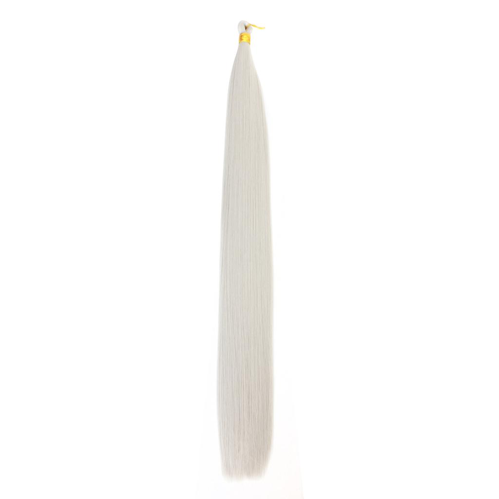Long Straight Bulk Hair Synthetic 22 Inch Bone Straight Braiding Hair Crochet Braids for Black Woman