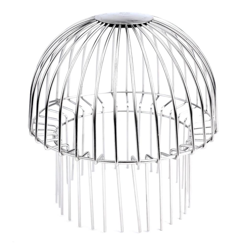 1pcs Stainless Steel Gutter Leaf Guard Cover Mud Trap Guards Drain Pipe Filter Quick Drainage Clog Prevent Hardware