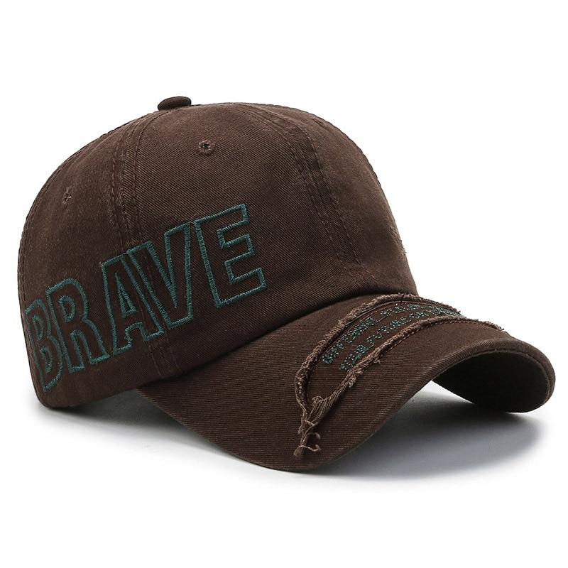 

Бейсбольная кепка NORTHWOOD Brave Letter Snapback для мужчин и женщин, шляпа для папы, хлопковая кепка Kpop Trucker Cap 56-60 cm темно-коричневого