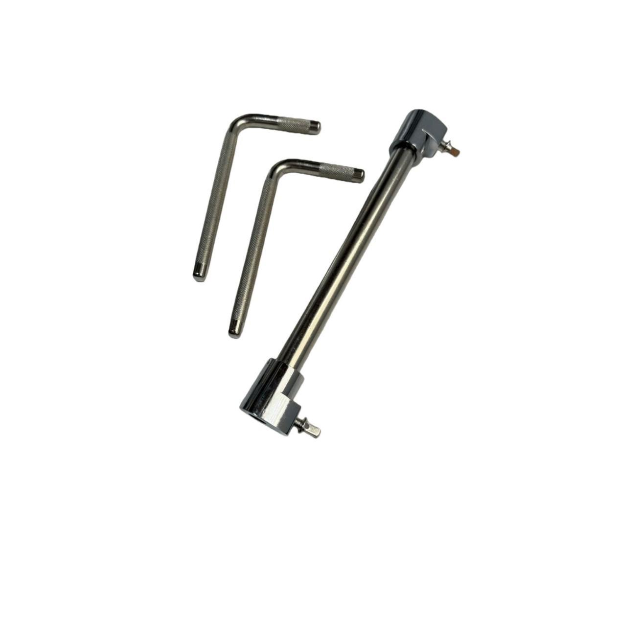 Rotating Double-headed Cowbell Drum Clip for Jazz Drums