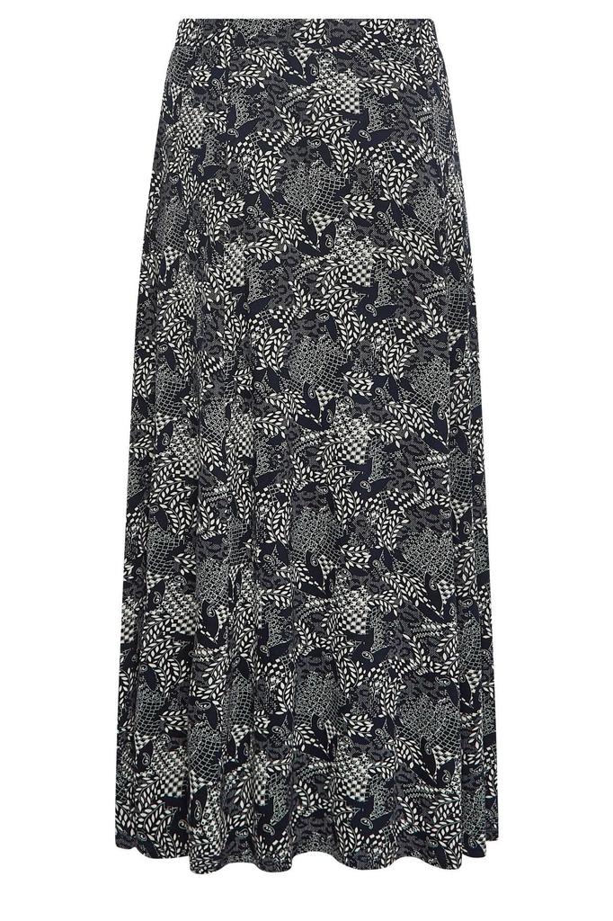 Damenstil Übergröße Rock Plus Size Langer Rock mit Taschen 160234