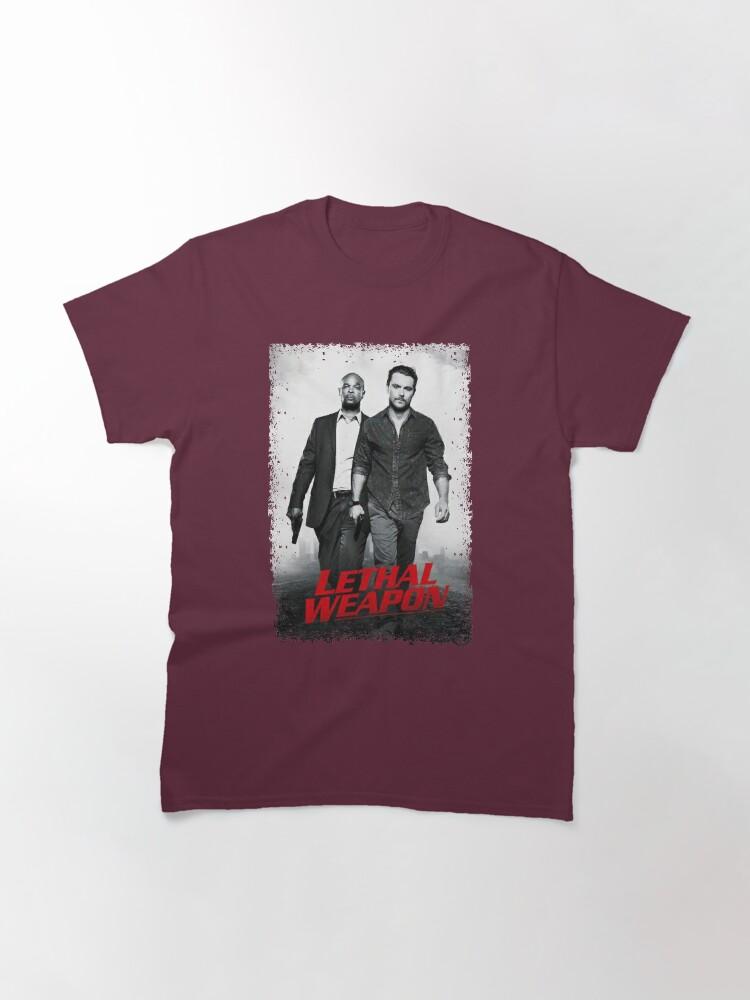 Lethal Weapon Action Movie American Police Motivational Lethal Weapon Buddy Cop Retro Wave Classic T-Shirt