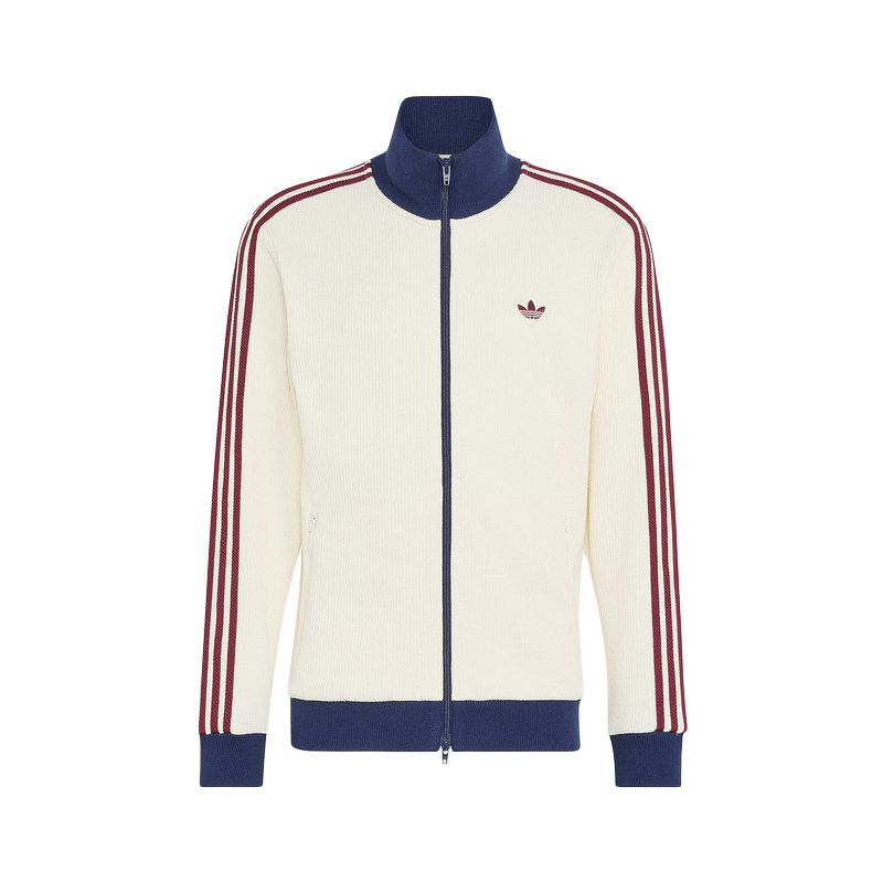 Adidas Originals Adicolor Classics Waffle Knit Track Top Jacket Men Beige KY5769 XL