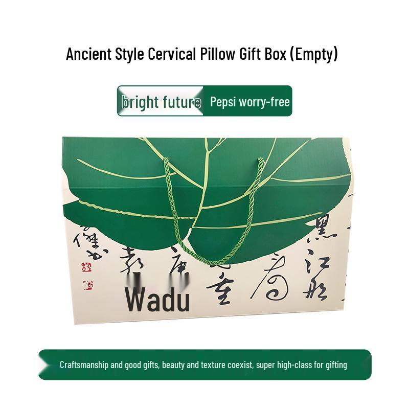 Mugwort Buckwheat Cervical Pillow - Detachable Neck Support for Sleep Health and Moxibustion.