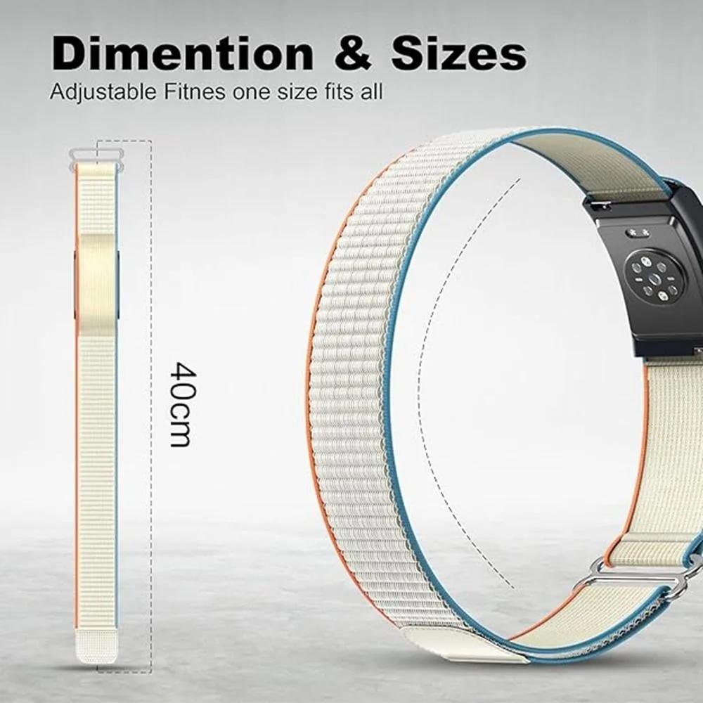 New Nylon Sport Band Loop Design Adjustable Bicep Band Breathable 22mm Arm Band for Amazfit Helio Strap