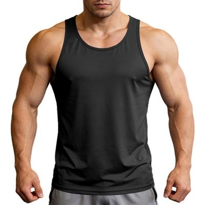 Herren Weste Slim Fit Ärmellos Rundhals Sommer Camisole Einfarbige Racerback Design Sommer Sportweste