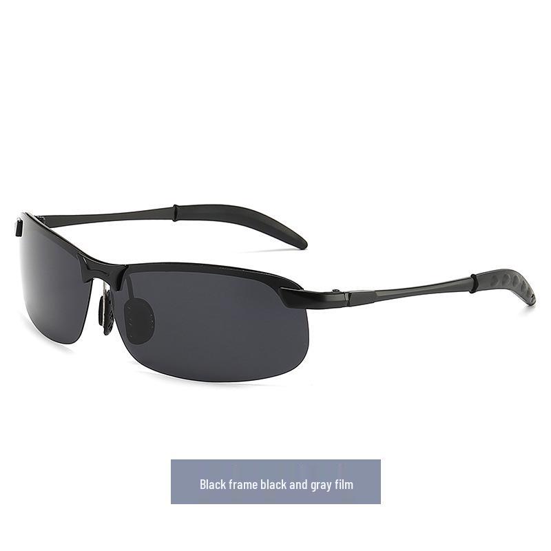 Smart Photochromic Zinc Alloy Sunglasses for Outdoor Fishing & Cycling - Day & Night Eye Protection