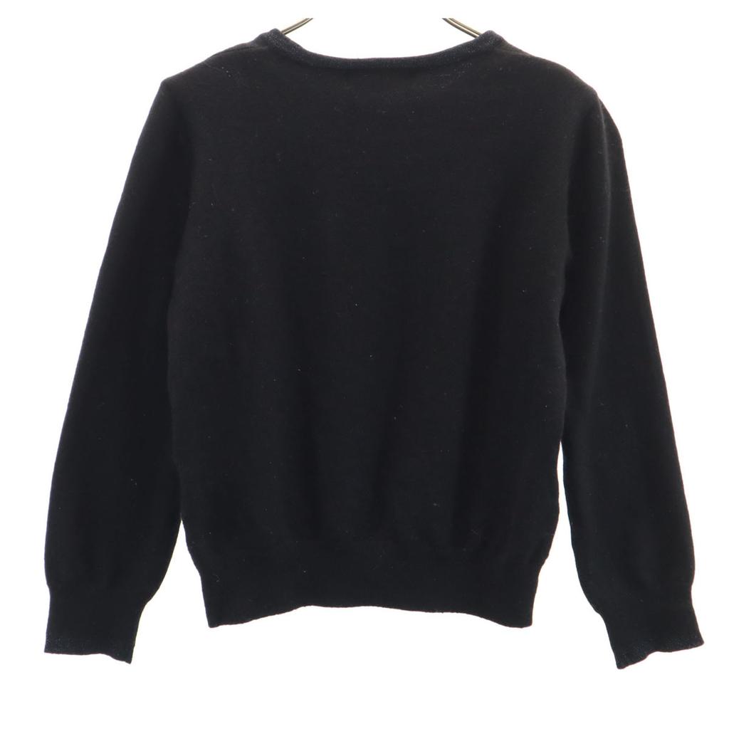YVES SAINT LAURENT 90s Made in Japan Old Long sleeve knit M black Women Used