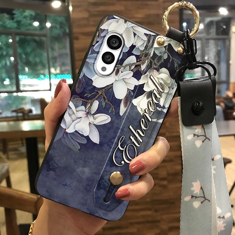 Anti-dust Protective Phone Case For FCNT/Fujitsu Arrows N F-51C Fashion Design Wristband Kickstand Durable Phone Holder