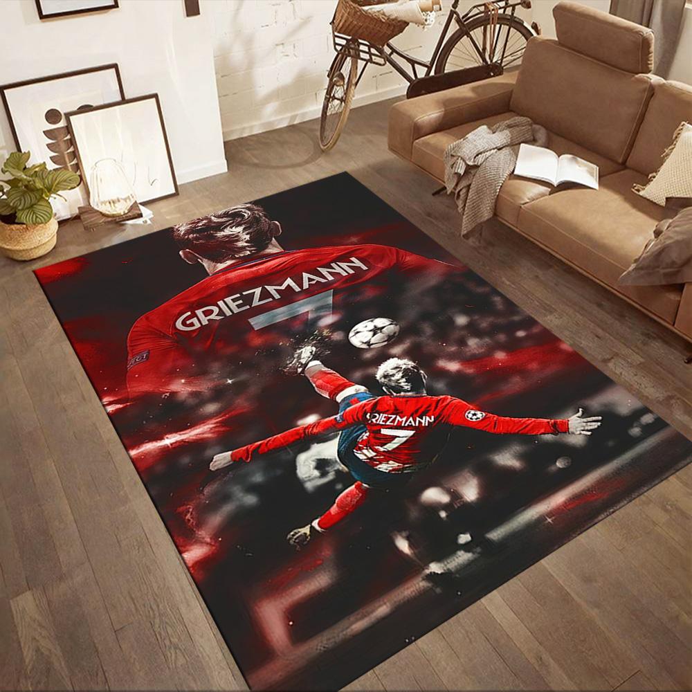 Atletico Madrid Floor Rug Office Rug Perfect For Hallway Outdoor Living Rooms Decorate Room Antislip Carpet Decorate Offices