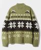 Dimiteulibeullaeg 2Way Essential Heavyweight Nordic Cardigan_Olive