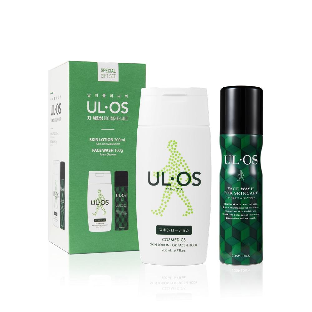 Uros [exclusive Price] Uros Oily Complex Facial Care Special Set  Skin Lotion 200ml+face Wash 100g