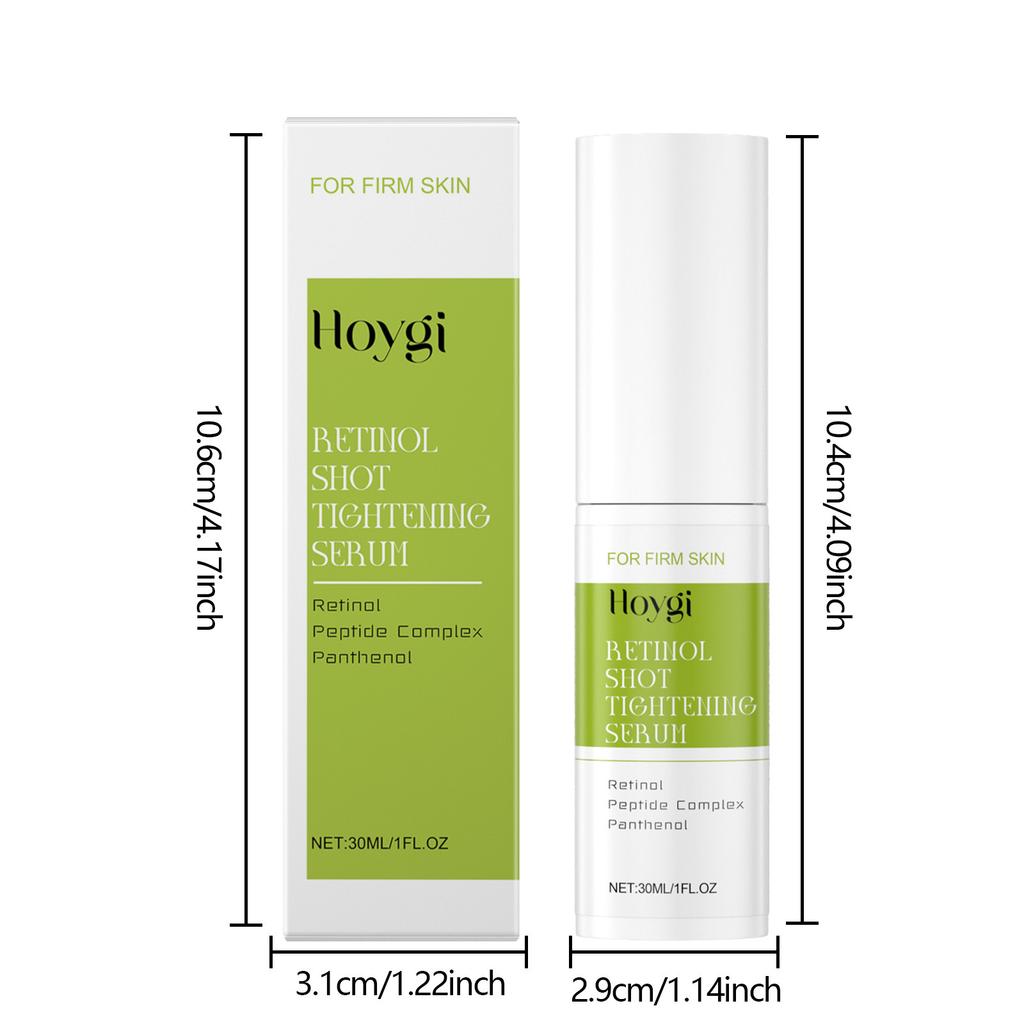 1 Set 3 Stück 30ml Retinol Shot Straffendes Serum 15ml Retinol Augencreme 30g Retinal Straffender Booster Creme Hautpflege Set