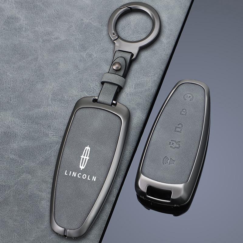 Premium Key Cover Compatible with Lincoln MKT and 2011-2013 Lincoln Navigator, with High-End Buckle