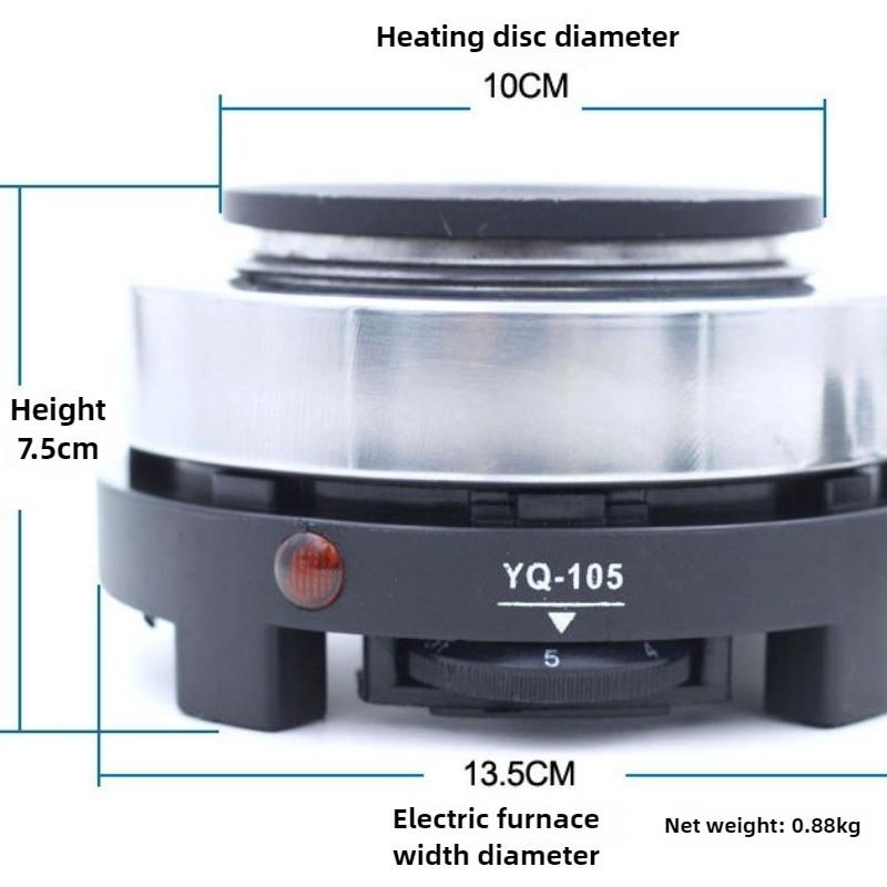 500W Portable Plug In Heating Furnace Small Household Hot Plate Mini Multifunctional Heating Electric Stove