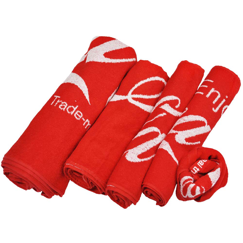 Inukai Towel Coca-Cola Jacquard Leisure Towel L