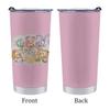 600ml Stainless Steel Coffee CupMug, Perfect for Convenience Stores, Tumblers, Cafe Mug, Portable Mug, with Lid, Keeps Hot or Cold, Vacuum Insulated,
