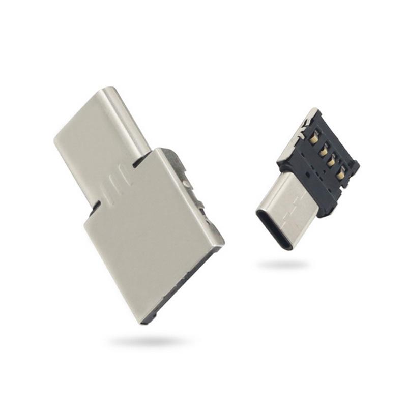 1/5PCS Universal Type-C Micro USB to USB 2.0 OTG Adapter Connector for Cell Smartphone USB2.0 Type C Micro USB OTG Cable Adapter