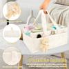 Baby Diaper Caddy Large Organizer Tote Bag for Baby essentials Boy or Girl Baby Shower Basket Nursery Must Haves Newborn Caddie