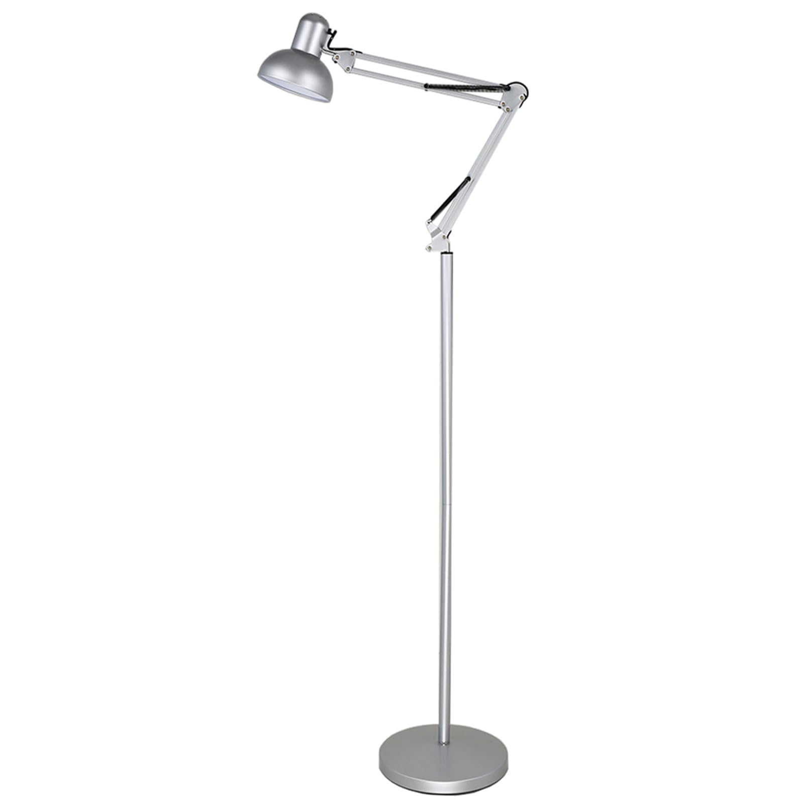 

Makilight LED Floor Lamp, 12W, Arm-Mounted, 3-Level Dimming Mode, Stepless Dimming, LED Bulb Included, Floor Stand, Ambient Lighting, Retro Style,