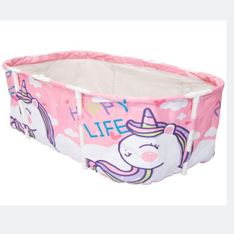 Folding bathtub Household adult full body bath bucket Children's bath tub Tub Star blue bath bath tub