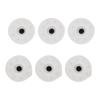 Strong Plastic & Metal Toilet Seat Mounting Hardware Set M6 Thread Toilet Hinges Fasteners for Secure Hinges Installation