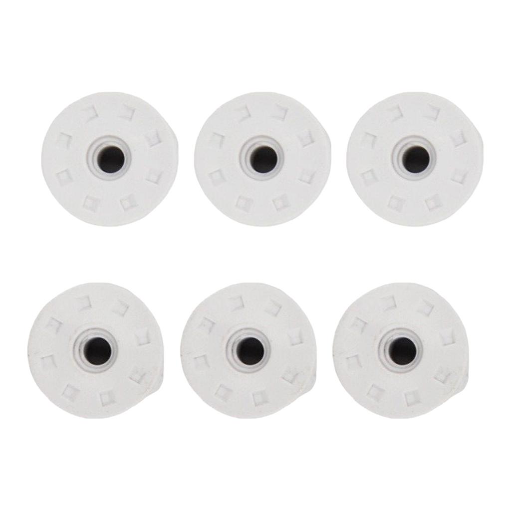 Strong Plastic & Metal Toilet Seat Mounting Hardware Set M6 Thread Toilet Hinges Fasteners for Secure Hinges Installation