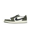 Baskets Homme Air Jordan 1 Retro Low OG Olive Moyenne Marron Noir-Summit-Blanc-Voile HQ6998-200