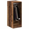 Wardrobe with Shelf and Storage Reclaimed Wood Look 41 x 48 x 102 cm