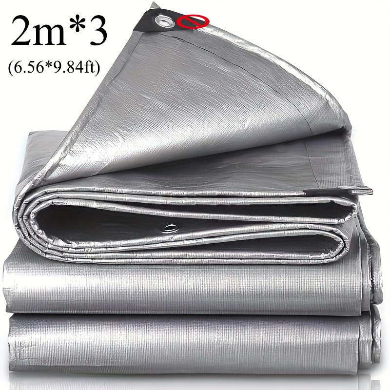 Anti-UV Waterproof Tarpaulin Silver Tarp Multipurpose 2x2m 2x3 3*3 3x4 3mx5 Awning Canopy Rain Cover Outdoor Sunshade Camping 2x3 m