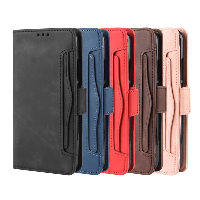 Suitable for Samsung A30/A20 phone case Galaxy F62 multi-card slot m52 wallet flip leather case with side buckle A10