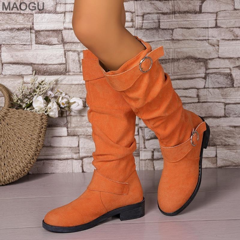 Women High Boots Suede Designer Knee High Shoes New Brand Winter 2026 Gladiator Goth Fashion Classic Snow Boots