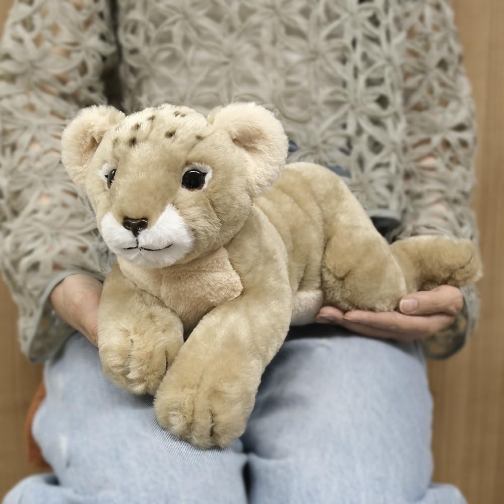 Sunlemon Baby Lion Plush Toy 17x43.5x18cm Cute Animal Stuffed Toy for Infants