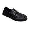 Black Casual Leather Shoes for Men  New Designer Spring Autumn Loafers Male Fashion Luxury Men's Dress Shoes