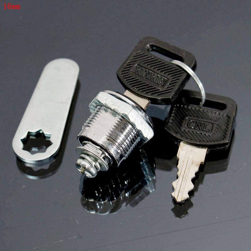 Serratura A Camme 16/20/25/30 Mm Porta Cassetto Armadio Cassetta - Foto 2