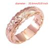 Rose Gold Color Suspended Carved Rose Flower Ring For Women Gold Rings Women'S Jewelry Rings Wedding Anniversary