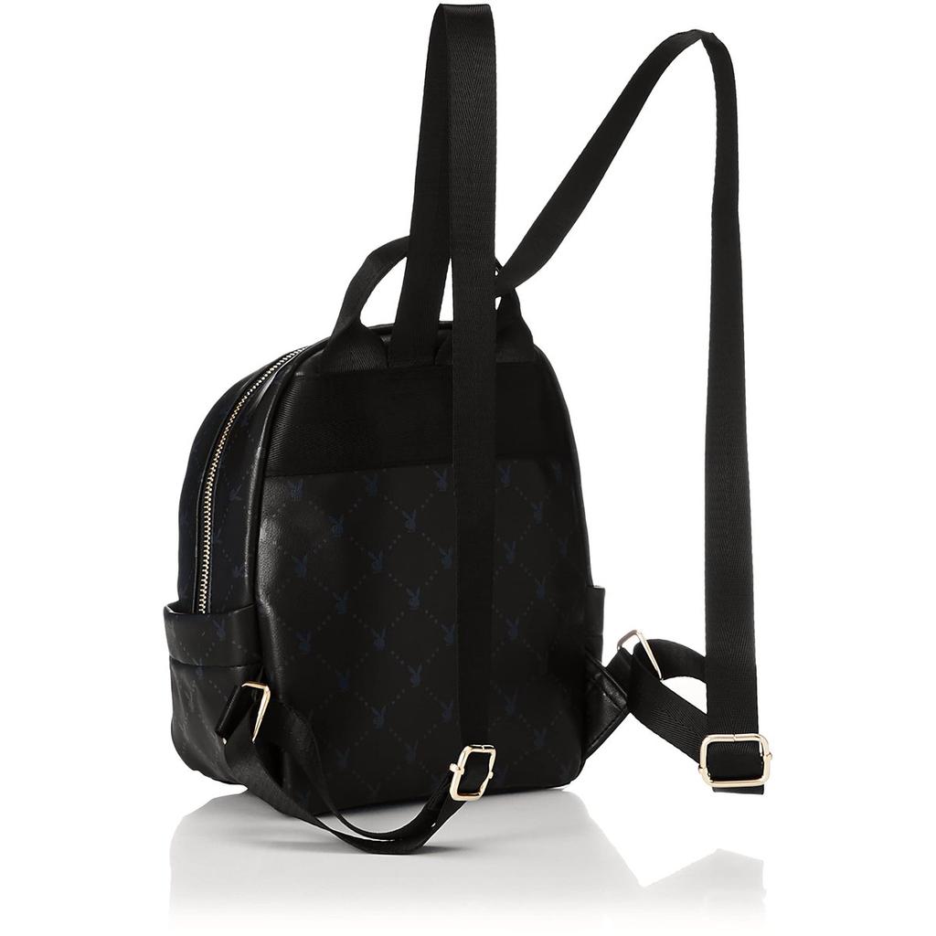 PLAYBOY Monogram Mini Backpack - Trendy Y2K Style, Lightweight, Multiple Pockets