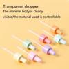 7 Pcs Refillable Glass Essential Oil Vials Empty Perfume Container Little Glass Dropper  Liquid