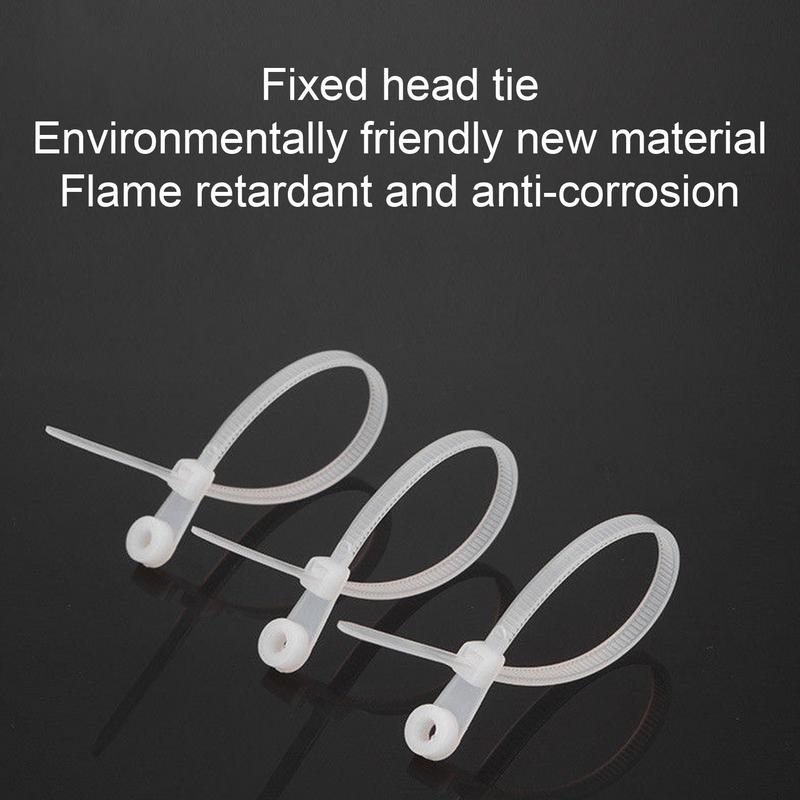 Multifunctional Zip Ties for Cable Cords 100 Pieces Reusable Wire Fasteners Cord Management Tool for Home Studio Workshop