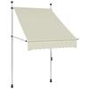 VidaXL Manual Retractable Awning Patio Awning Garden Awning Balcony Awning Outdoor Awning Window Shading 145833