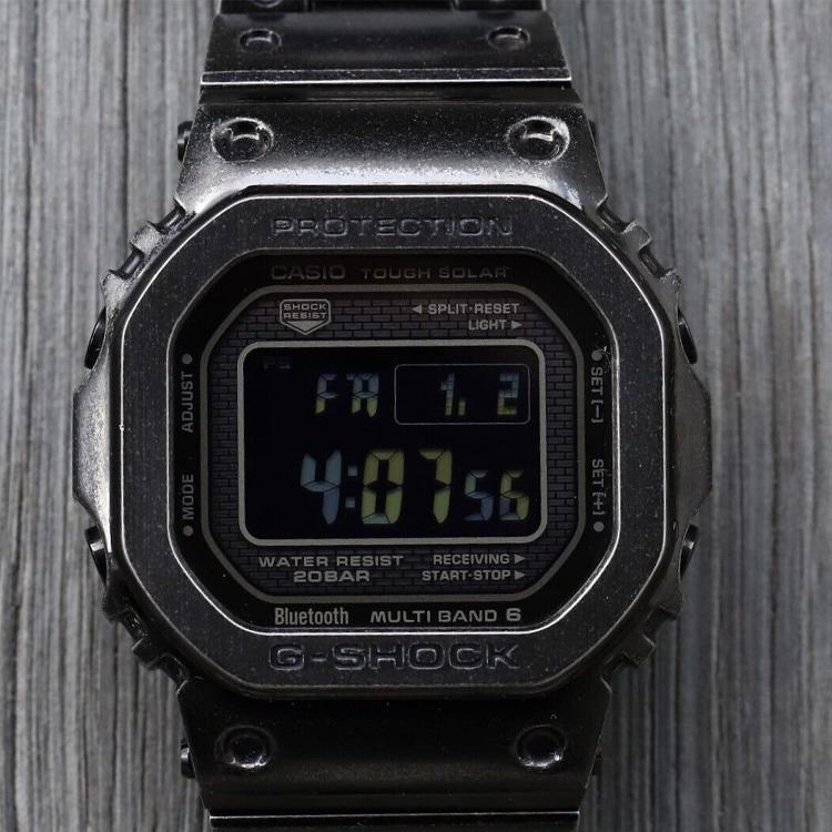 Casio Herren Vollmetallserie Schwarze Uhr GMW-B5000V-1PR GMW-B5000V-1PR