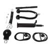 Pull Down Pulley Fitness System Iron Plastic Multiple Part Workouts Tricep Workout Pulley System for Home Gym