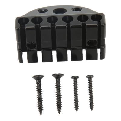 Chevalet de Guitare Sans Tête 6 Cordes Métal Accessoire Pièce pour Guitares Électriques
